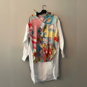 Loewe blouse. Multicolor. Abstract. Size 36.